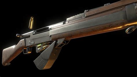 RSC M1917 Semi-automatic Rifle - Buy Royalty Free 3D model by Ovidiu Barat (@OvidiuBarat ...