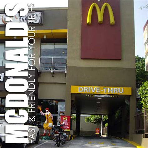 McDonald's drive-thru and delivery for convenience when you travel ...