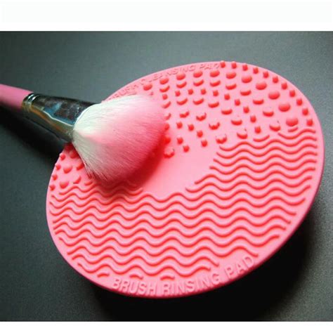 1pcs Silicone Makeup Brush Cleansing Pad Palette Brush Cleaner Cleaning Mat Washing Scrubber Pad ...