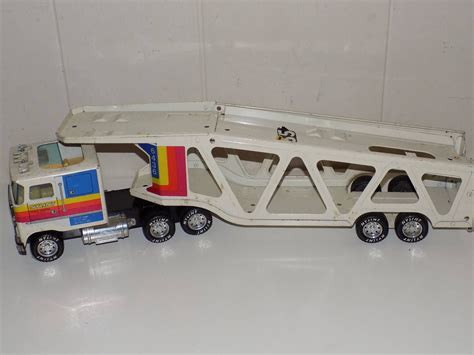 Vintage Toy Metal Truck- Nylint Truck Center Semi & Trailer by OldVintageRetroStore on Etsy ...