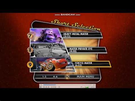 Cars Toon: Mater's Tall Tales 2010 DVD Menu Walkthrough - YouTube