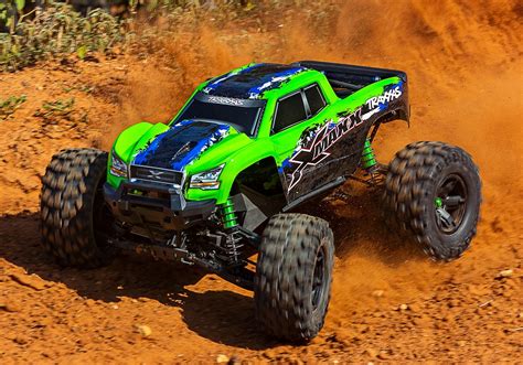 Traxxas X-Maxx 1/5 4WD Brushless RTR Monster Truck with TSM, GREEN ...