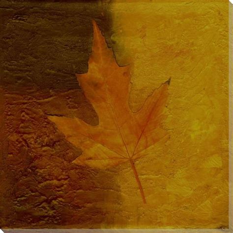 Autumn Leaves Six Wrapped Canvas Giclee Print Wall Art - Wall Decor ...