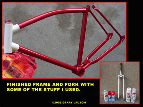 Great Canadian Bike Overhaul: PAINTING THE BICYCLE FRAME WITH COLOR