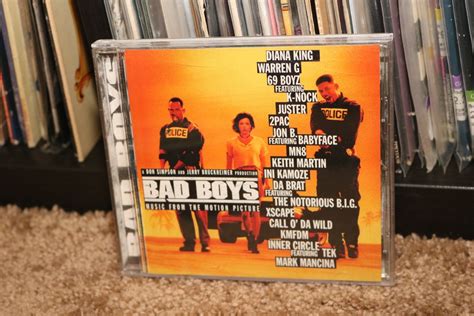 Bad Boys 1995 CD Original Motion Picture Soundtrack Vintage 1990s Will ...