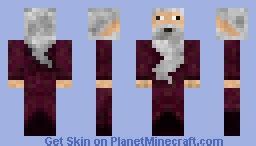 Purple Wizard (Moving Eyes) Minecraft Skin