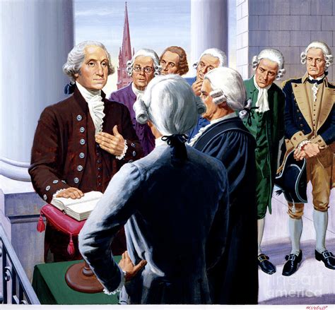 Inauguration Of George Washington Painting by Ed Vebell - Fine Art America