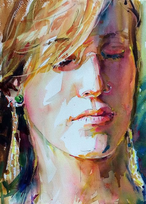 David Lobenberg: Three recent watercolor portraits