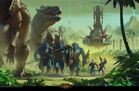 Lizardmen Loading Screen by Bayard Wu : r/ImaginaryWarhammer