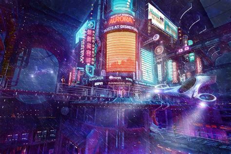 District 48 by ShVan [1000x667] - Imgur Scifi City, Cyberpunk City ...