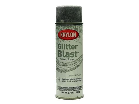 Krylon Glitter Blast Spray Paints silver flash 5 3/4 oz. - Newegg.com