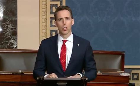 Missouri Senator Josh Hawley continues his streak of being the absolute ...