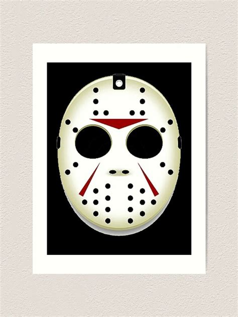 "Jason Mask Halloween" Art Print for Sale by chemicalcrucifx | Redbubble