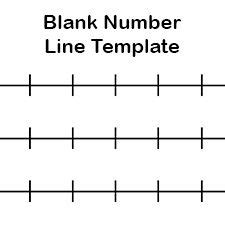 number line template printable - Clip Art Library