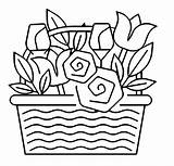 20  Flower Basket Coloring Pages Free Printable PDF & Online sketch template