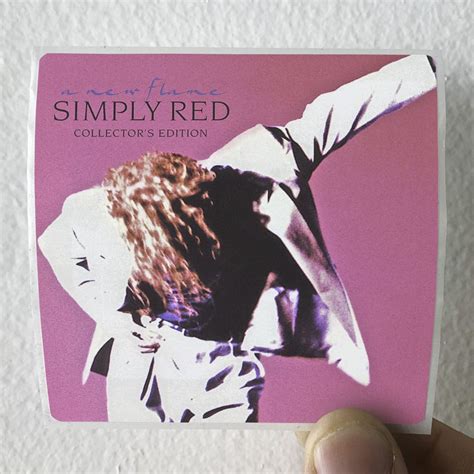 Simply Red A New Flame 1 Album Cover Sticker