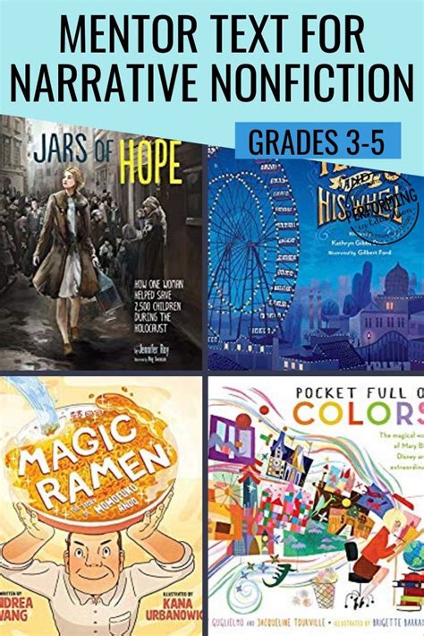 Narrative Nonfiction Books For 4th Graders - BREWPS