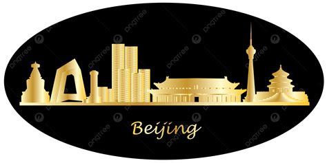 Beijing Skyline Skyline, Office, Illutration, Built PNG Transparent ...