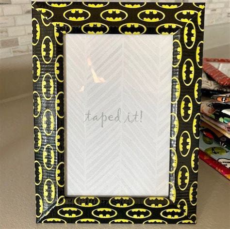 Batman Picture Frame Photo Frame Frame Duct Tape | Etsy