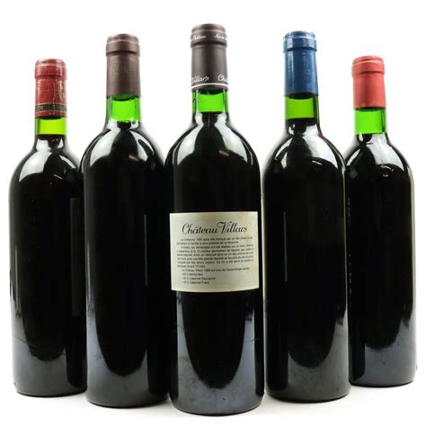 Assorted Bordeaux Red Wines 5x75cl | Wine Auctioneer