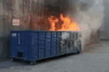 Dumpster Fire Flood GIF - Dumpster Fire Flood On Fire - Discover & Share GIFs