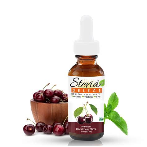 Stevia Select Liquid Stevia Drops - Keto Friendly Liquid Stevia Sweetener | Black Cherry Stevia ...