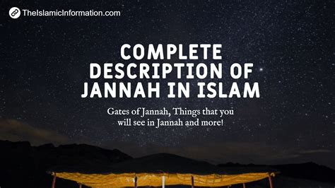 Jannah Description: How Jannah Looks Like, Levels, Gates and Things