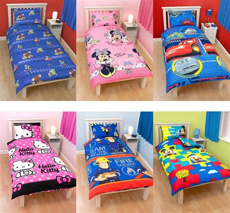 Kids Character and Generic Single Duvet Covers - Childrens Bedding New | eBay