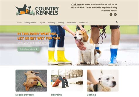 Country Kennels Web Design - Web Design Tacoma | Envision Design Solutions