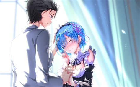 Re:Zero HD Wallpaper - Subaru and Rem by Swordsouls