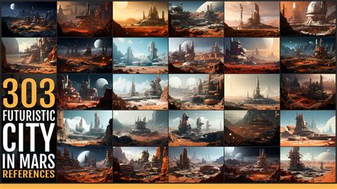 ArtStation - 303 Futuristic City in Mars | Artworks