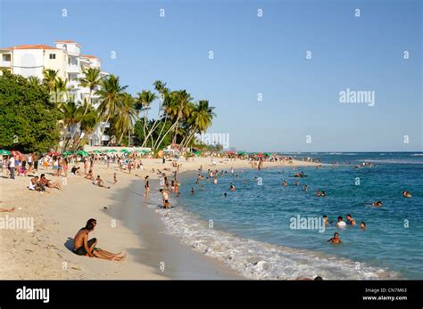 Dominican Republic, San Pedro de Marcoris province, Juan Dolio, Juan Dolio Playa Stock Photo - Alamy