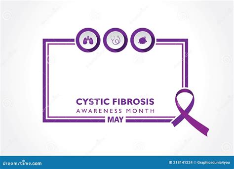 Cystic Fibrosis Awareness Month Concept Vector. Medical Event ...