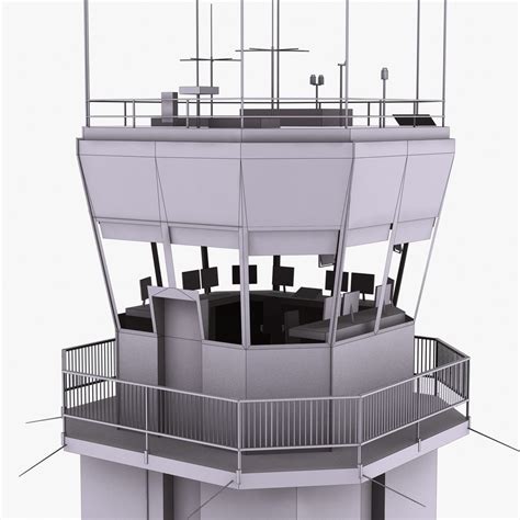 Air Traffic Control Tower 3D Model $59 - .obj .fbx .max .3ds - Free3D