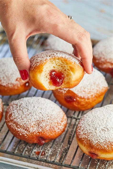 Hanukkah Jelly Donut (Sufganiyah) - Gemma’s Bigger Bolder Baking