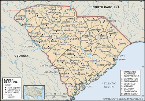 Map Of north Carolina and Surrounding States | secretmuseum