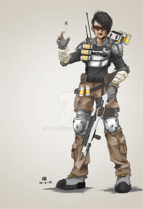 Apex legends : Bangalore by tsuyochii on DeviantArt