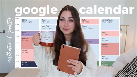 Aesthetic Google Calendar Hex Codes - Yetty Katharyn