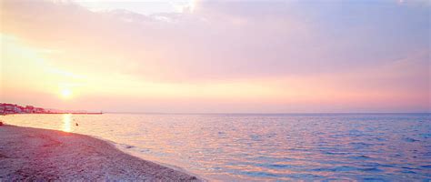 Greece Sea Beach Sunset Resolution , , Background, and, Greece Ocean HD ...