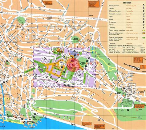 Mappa di Aix-les-Bains - Cartina di Aix-les-Bains