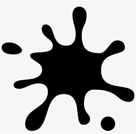 Download Splatter Clipart Paint Stain - Paint Splatter Clip Art Black And White for free ...