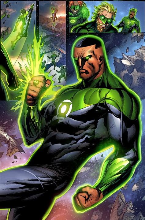 John Stewart, Green Lantern | John stewart green lantern, Black green lantern, Green lantern