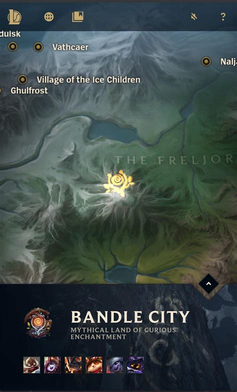 Bandle City is on the League Universe Map! : r/LegendsOfRuneterra