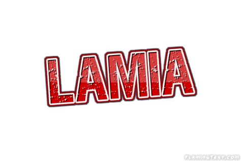 Lamia Logo | Free Name Design Tool from Flaming Text