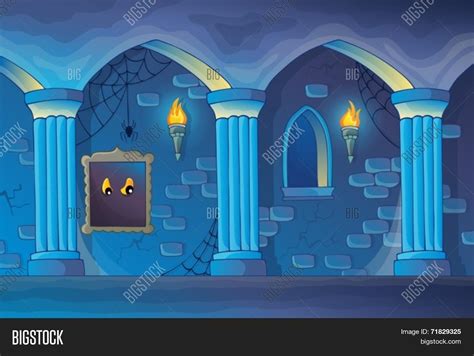 Haunted Castle Vector & Photo (Free Trial) | Bigstock