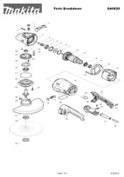 Makita GA9020 Manual