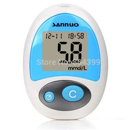 Hot Sale ! Famous SANNUO Brand Blood Glucose Meter for Diabetes blood glucose meter diabete +50 ...