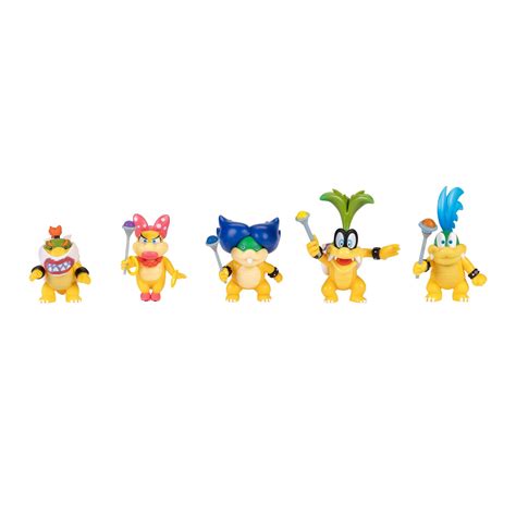 2022 JAKKS Super Mario Koopalings Pack Bowser Jr, Wendy, Ludwig, Igg – Trends Elite | lupon.gov.ph