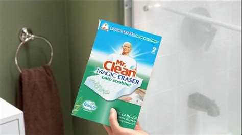 Mr. Clean Magic Eraser Bath Scrubber TV Commercial 'Crazy Clean' - iSpot.tv