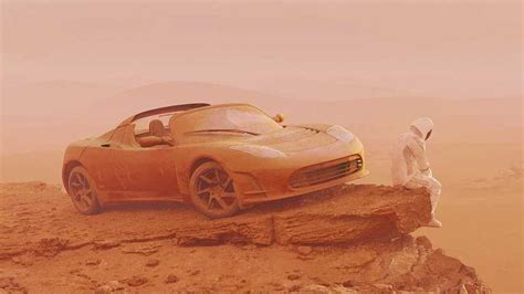 Elon Musk's Tesla Roadster Reaches Colonized And Littered Mars